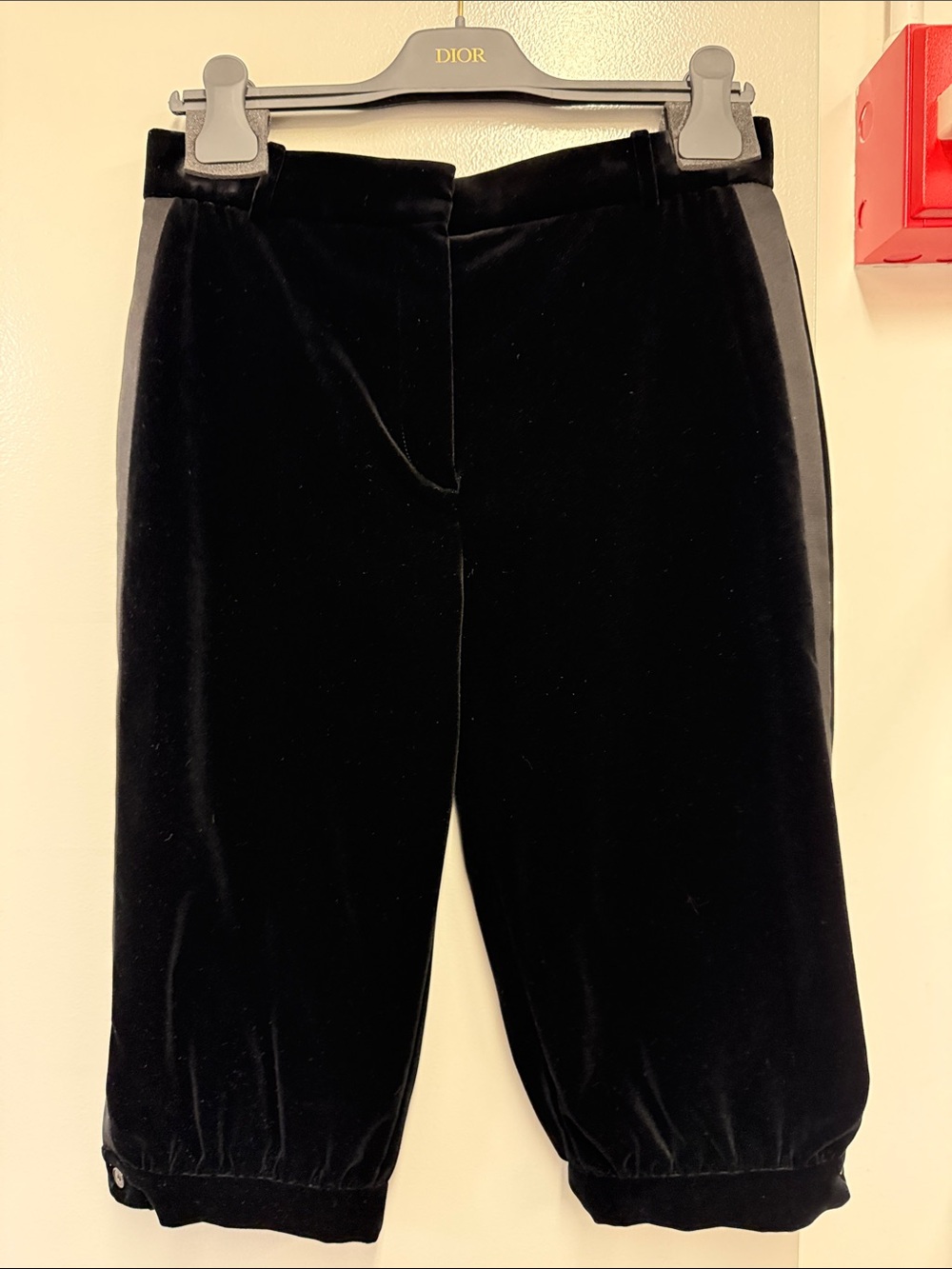 Dior Black Velvet knickers